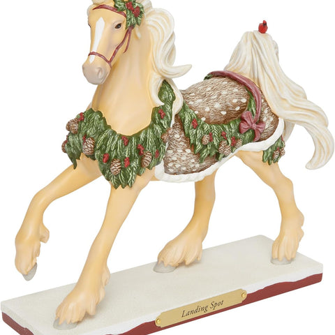 Trail of Painted Ponies Landing Spot Christmas Horse Figurine 7.7in H