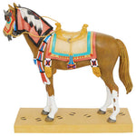 Trail of Painted Ponies Buffalo Medicine Horse Figurine 7.2in H