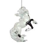 Trail of Painted Ponies Yuletide Chantilly Lace Christmas Horse Ornament 3.2in H