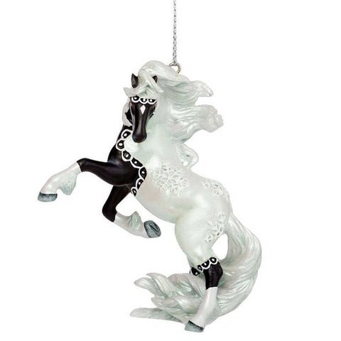 Trail of Painted Ponies Yuletide Chantilly Lace Christmas Horse Ornament 3.2in H