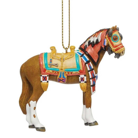 Trail of Painted Ponies Buffalo Medicine Christmas Ornament 2.4in H