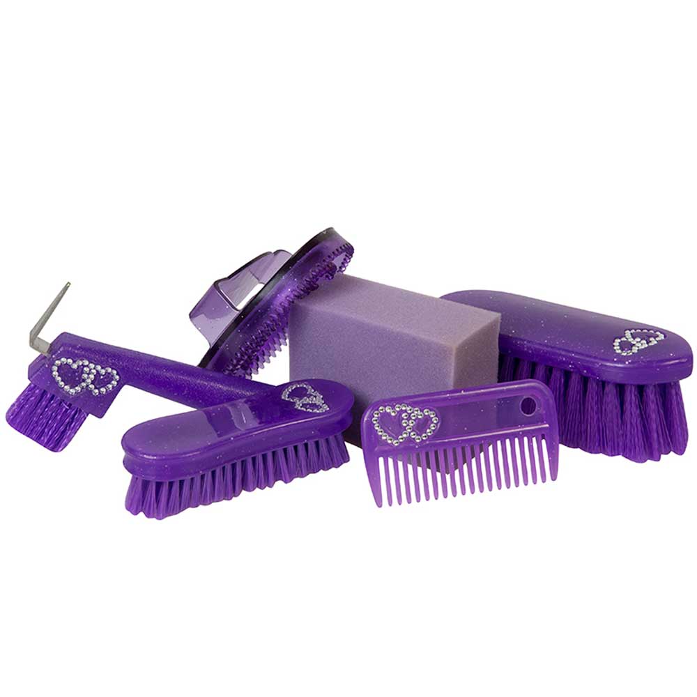 Weaver Leather Youth Grooming Kit - Purple