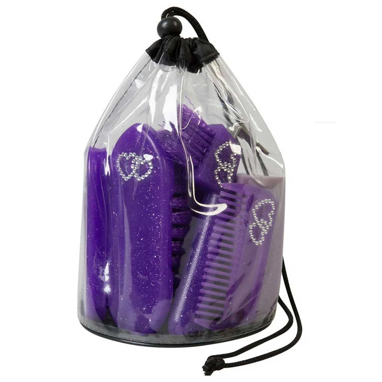 Weaver Leather Youth Grooming Kit - Purple