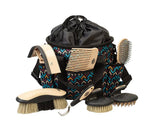 Weaver Leather Grooming Kit - 7 Piece with Bag - Insignia or Purple Geo