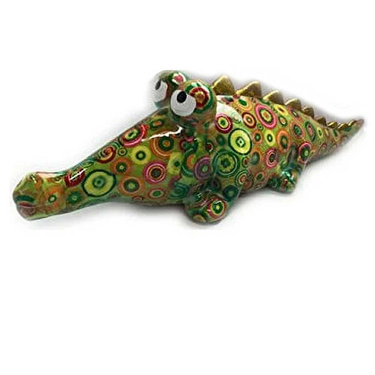 Pomme-Pidou - Money Bank - Arthur the Crocodile - Green