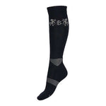 B Vertigo Geox Warm Riding Socks - Black/Gray Winter Socks 8.5-10