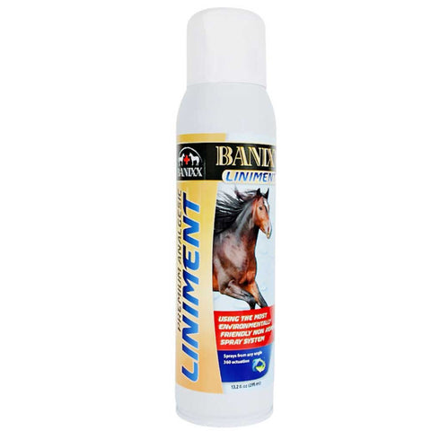 Banixx Premium Analgesic Liniment For Horses 13.5oz Spray Bottle