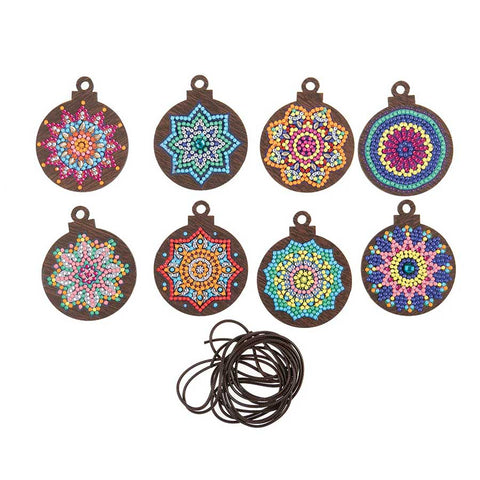 Crystal Arts Deco Kit: Hanging Mandala - Wooden Hanging Decoration