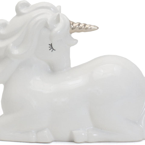 Child to Cherish Ceramic Charlie The Unicorn Piggy Bank - White