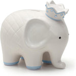 Child to Cherish Ceramic Coco Elephant Piggy Bank - Blue