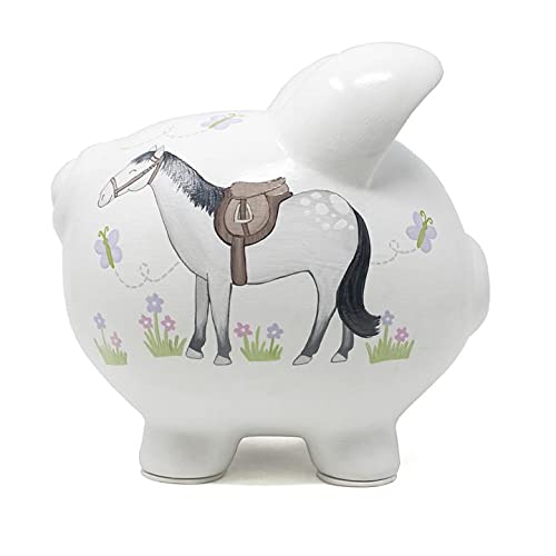 Child to Cherish Ceramic Piggy Bank - Giddy Up Horse