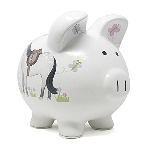 Child to Cherish Ceramic Piggy Bank - Giddy Up Horse