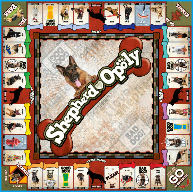 Late For The Sky German Shepherd-opoly