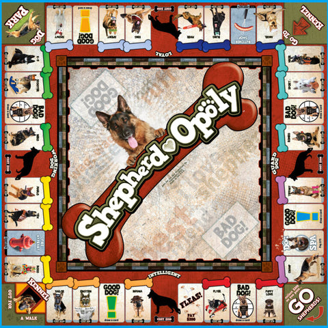 Late For The Sky German Shepherd-opoly