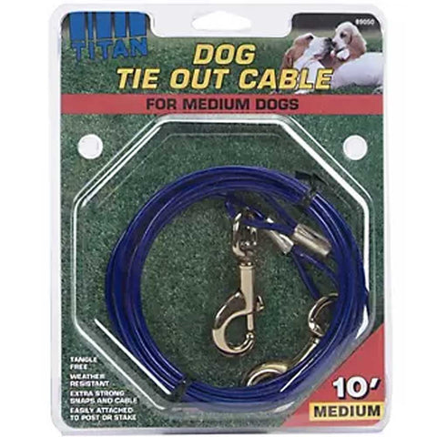 Costal Pet Titan Cable Dog Tie Out - Medium