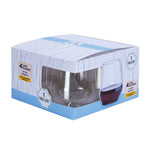 Luxe Stemless Wine Glasses 12oz. - Set of 16