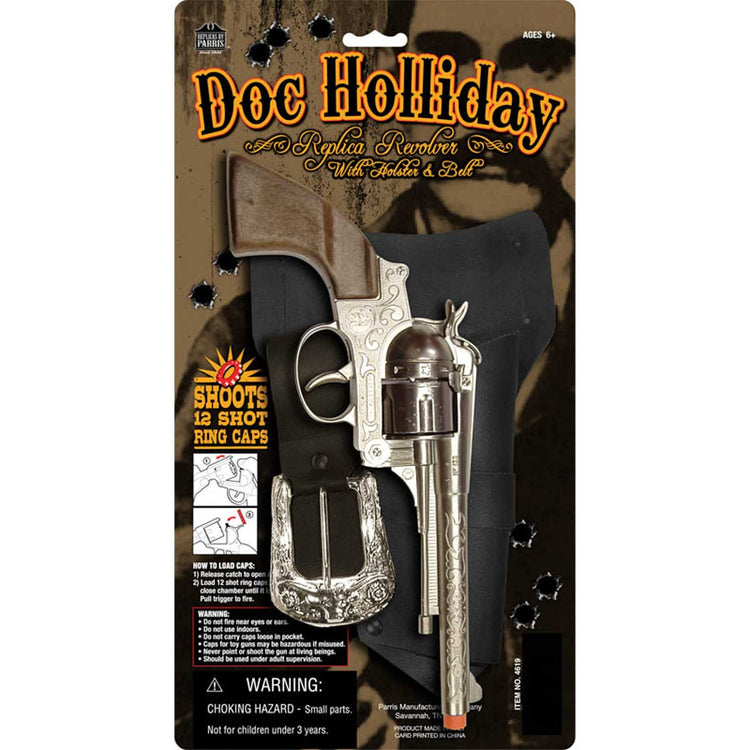 Parris Toys Cowboy Collection Doc Holiday Cap Pistol and Holster Set for Kids (Copy)