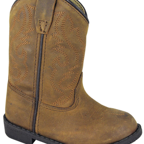 SMOKY MOUNTAIN BOOTS Hopalong Western Boots -3234 - Distress Brown - Toddler