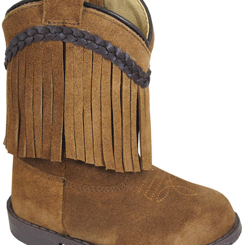 SMOKY MOUNTAIN BOOTS Hopalong Western Boots -3575T - Brown Fringe - Toddler