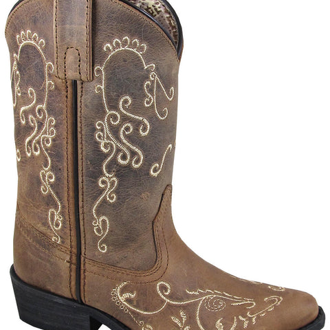 SMOKY MOUNTAIN BOOTS Jolene Western Boots - 3754 - Brown - Child/Youth