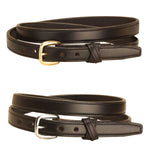 Tory Leather  Crossed Keeper Leather Belt