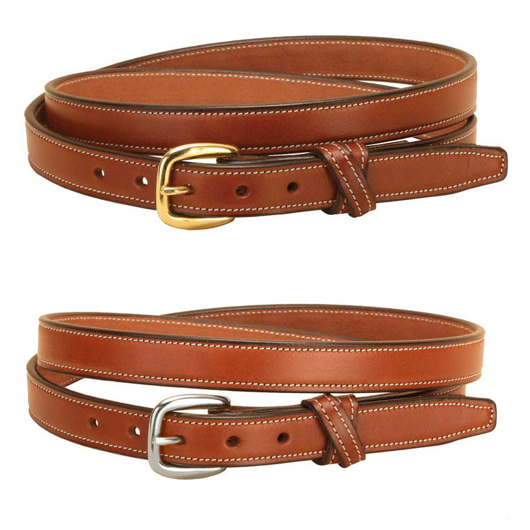 Tory Leather  Crossed Keeper Leather Belt