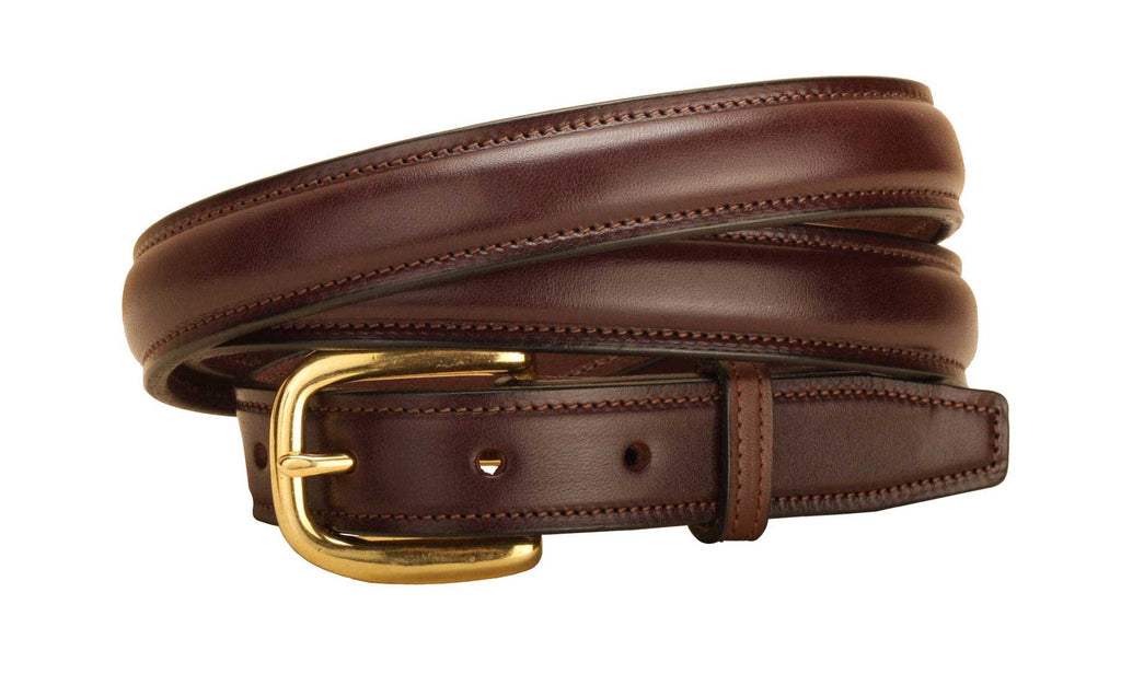 Tory Leather 1” Raised Leather Belt