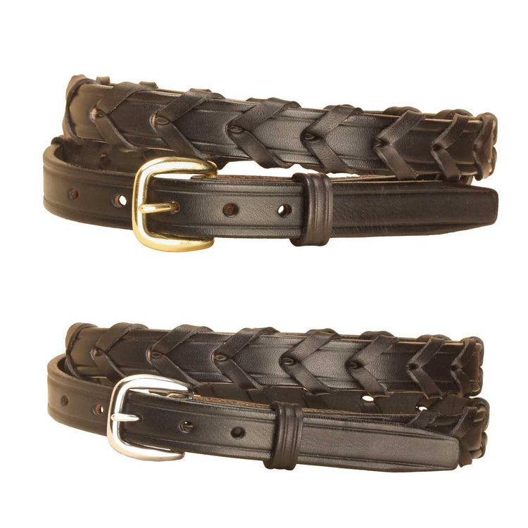 Tory Leather ¾” Laced Leather Belt