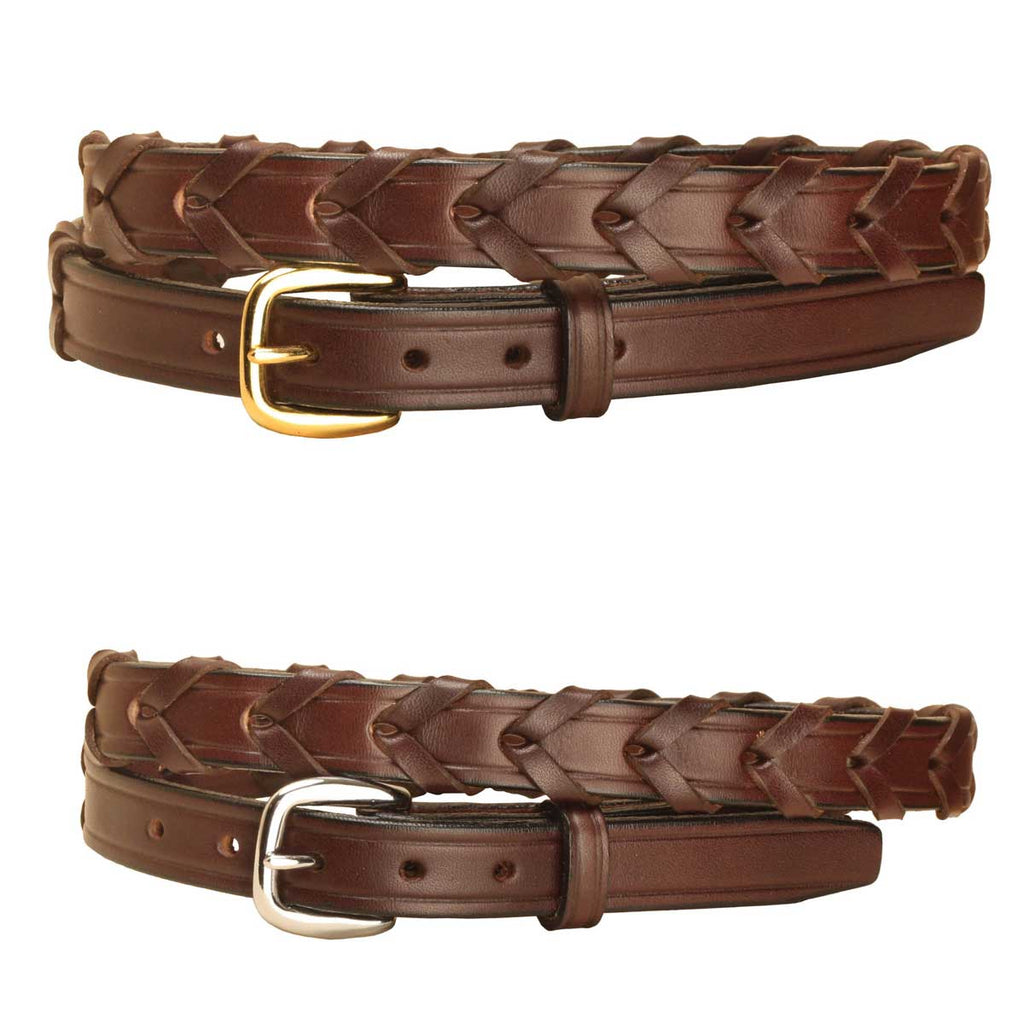 Tory Leather ¾” Laced Leather Belt