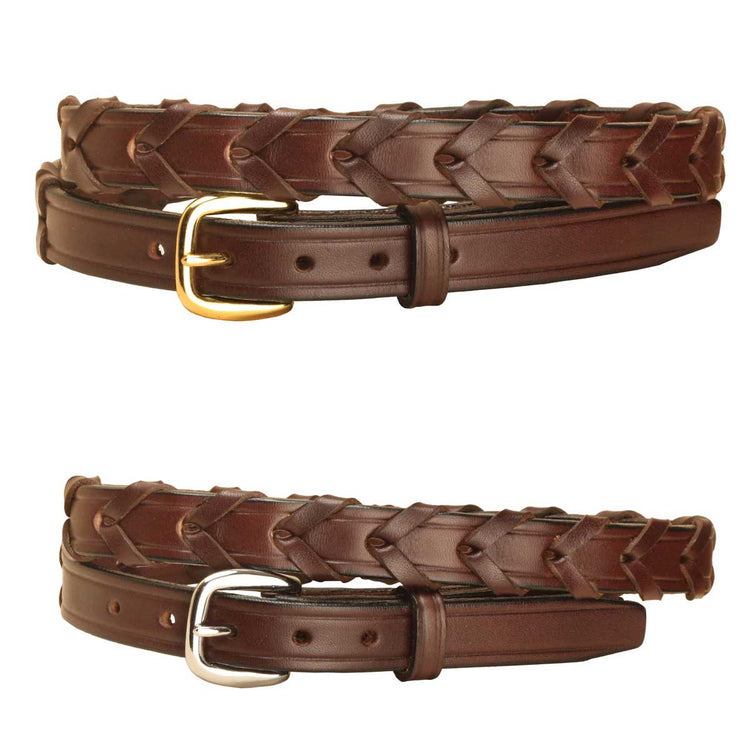 Tory Leather ¾” Laced Leather Belt