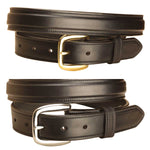 Tory Leather 1-1/4" Raised Leather Belt