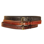 Tory Leather 1-1/4" Ranger Leather Belt