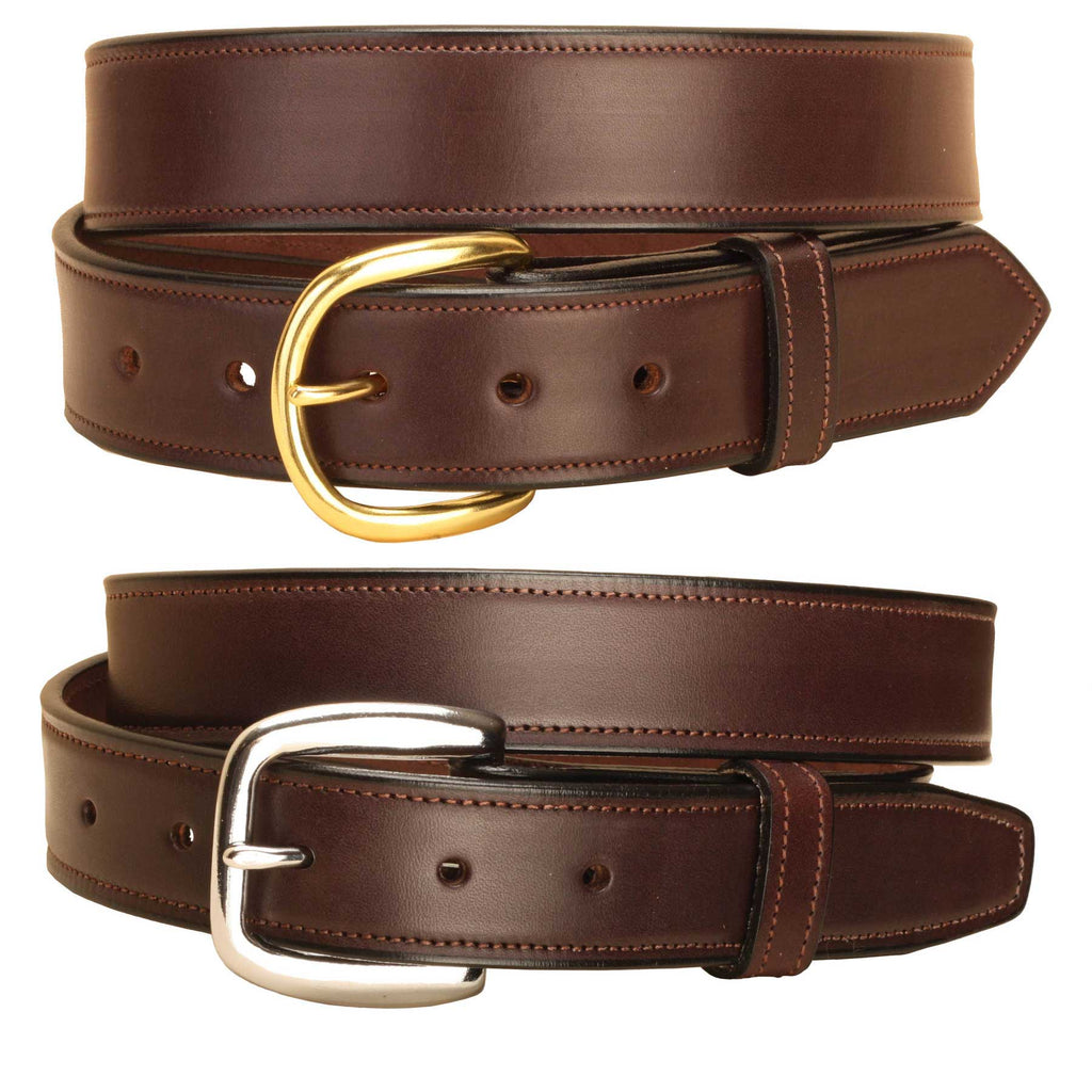 Tory Leather 1-1/2” Stitched Leather Belt