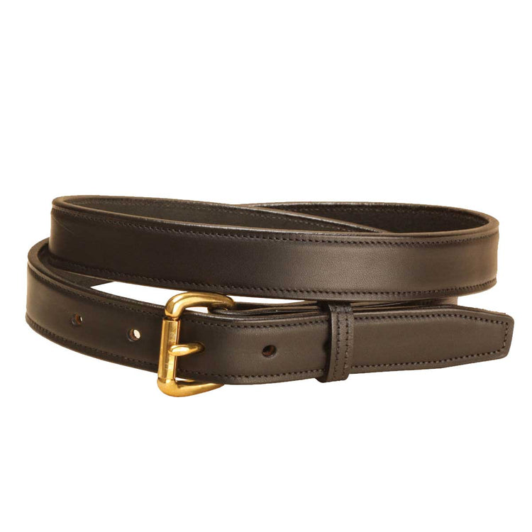 Tory Leather 1” Stitched Leather Belt