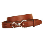 Tory Leather Nickel Hoof Pick Buckle Leather Belt