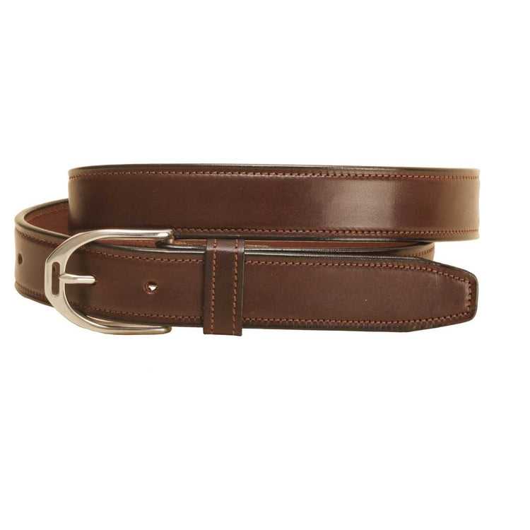 Tory Leather 1-1/4" SS Stirrup Buckle Leather Belt
