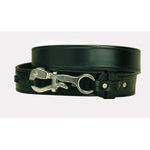 Tory Leather 1-1/2" Pelican Buckle Leather Belt
