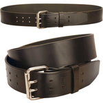 Tory Leather 2" Double Tongue Leather Belt  - 9 Double Holes