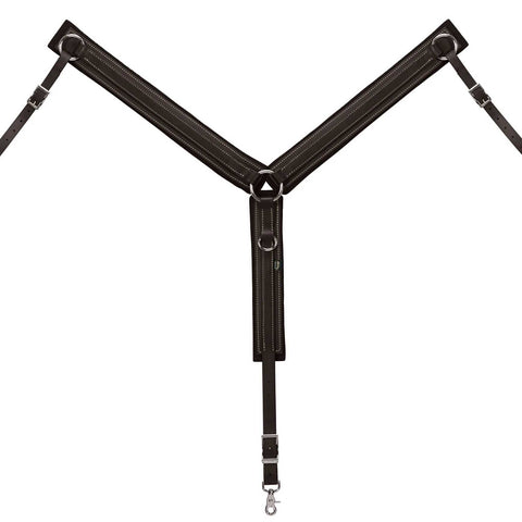 Weaver Trail Gear Breast Collar for Horse Leather Webbed