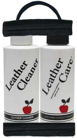 Apple Leather Cleaner & Conditioner Kit - Use On Leather Purses, Handbags, Shoes, Boots & Accessories