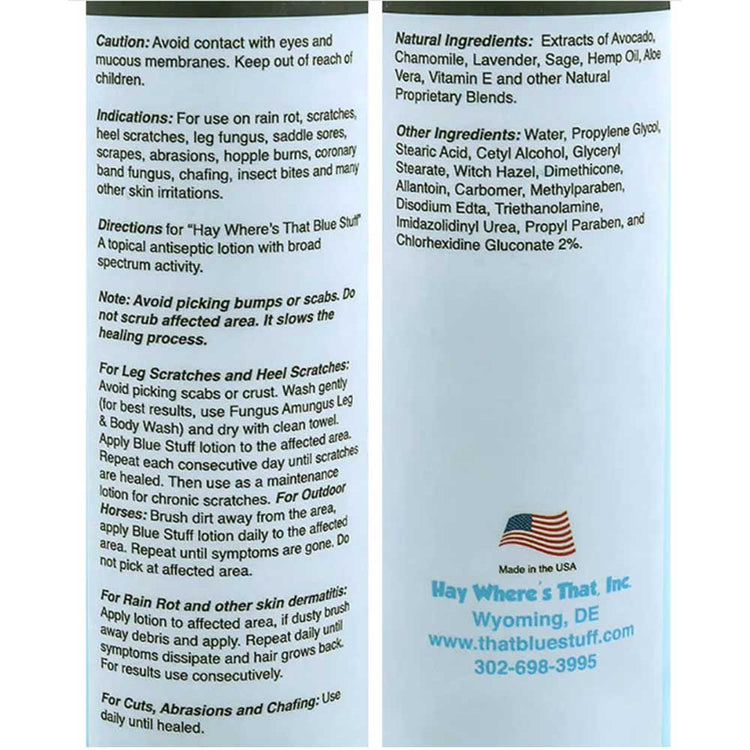 Hay Where's That Blue Stuff Lotion (16 oz)