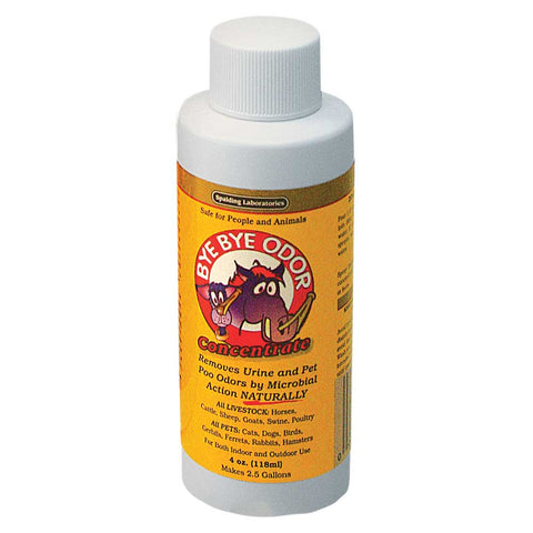 Bye Bye Odor, Concentrate, Scented, 4 oz Makes 2.5 Gallons