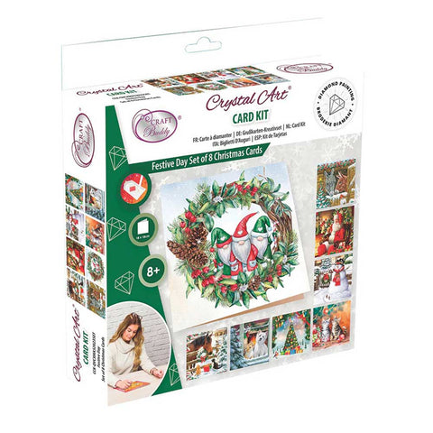 Crystal Arts Card Kit : Christmas Cards (Box Set of 8)