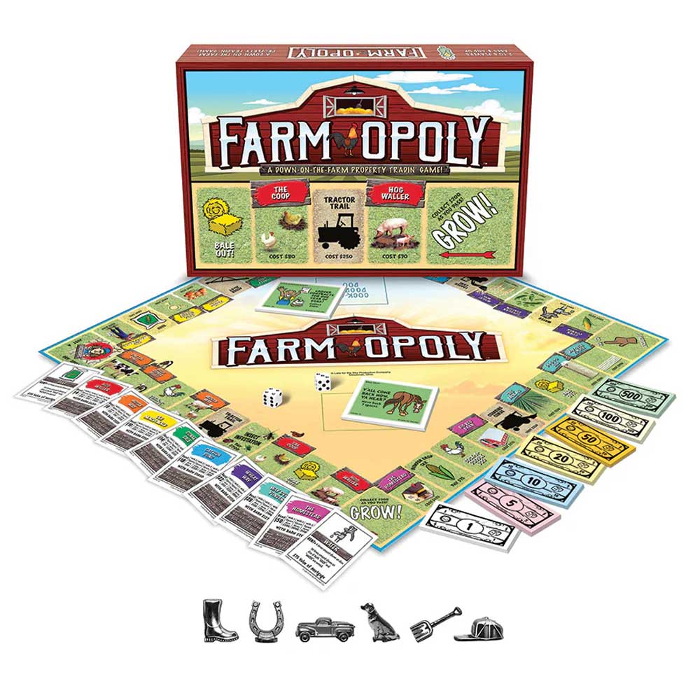 Late For The Sky Farm-Opoly NEW Design