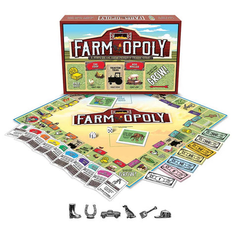 Late For The Sky Farm-Opoly NEW Design