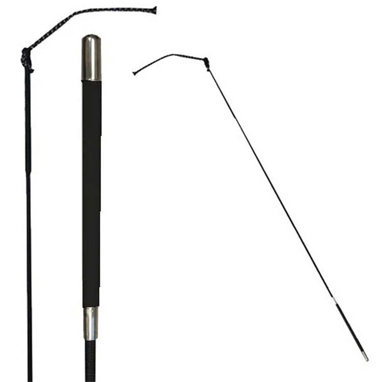 Gaited Whip with Black Handle and Replaceable Lash - 36"