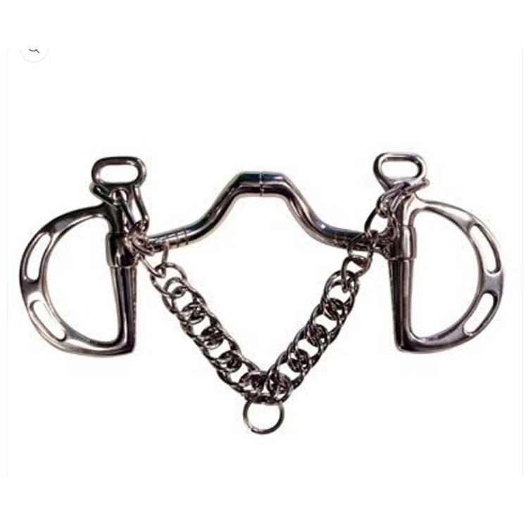 Robart Pinchless Ported Kimberwick Med Port Bit