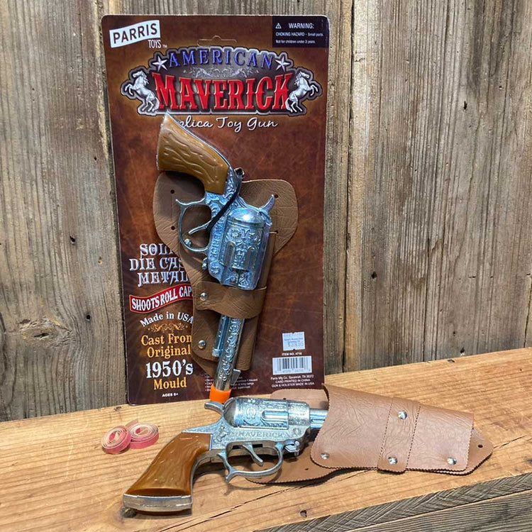 Parris Toys Cowboy Collection American Maverick Pistol and Holster Set for Kids