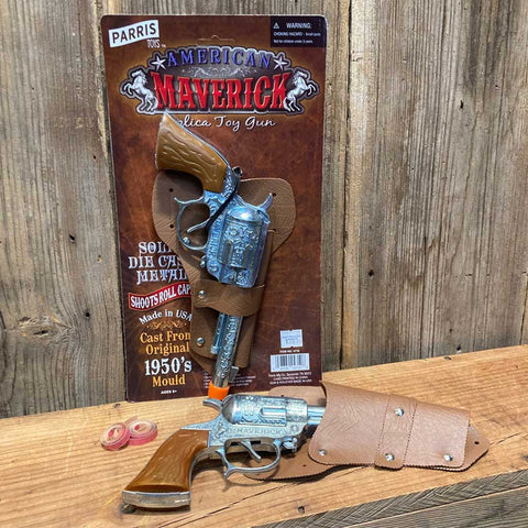 Parris Toys Cowboy Collection American Maverick Pistol and Holster Set for Kids