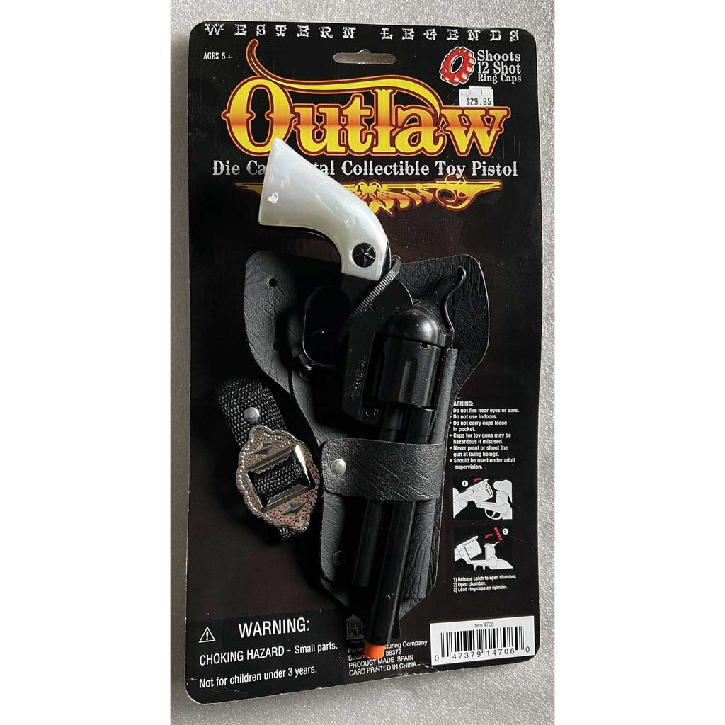 Parris Mfg Outlaw Die Cast Metal Cap Pistol